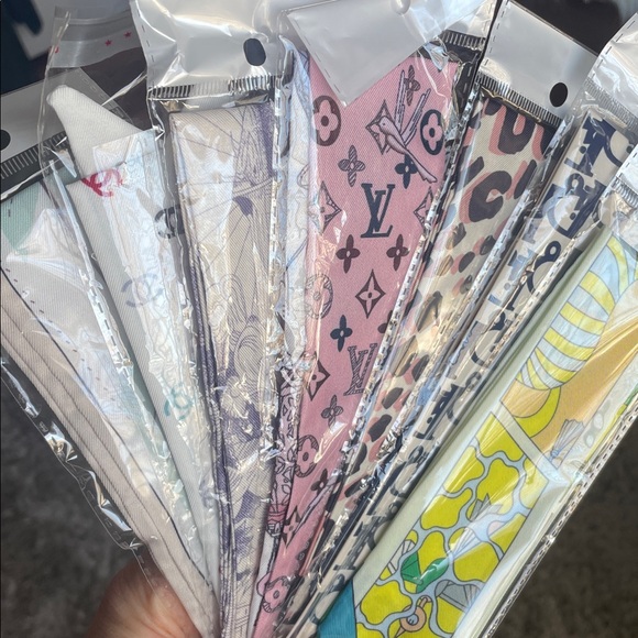 None Accessories - Multicolor Logo Scarf price per item